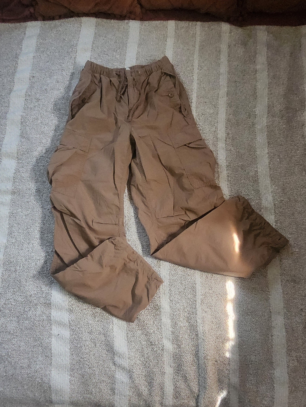 TNA Kids Brown Cargo Jogger Pants